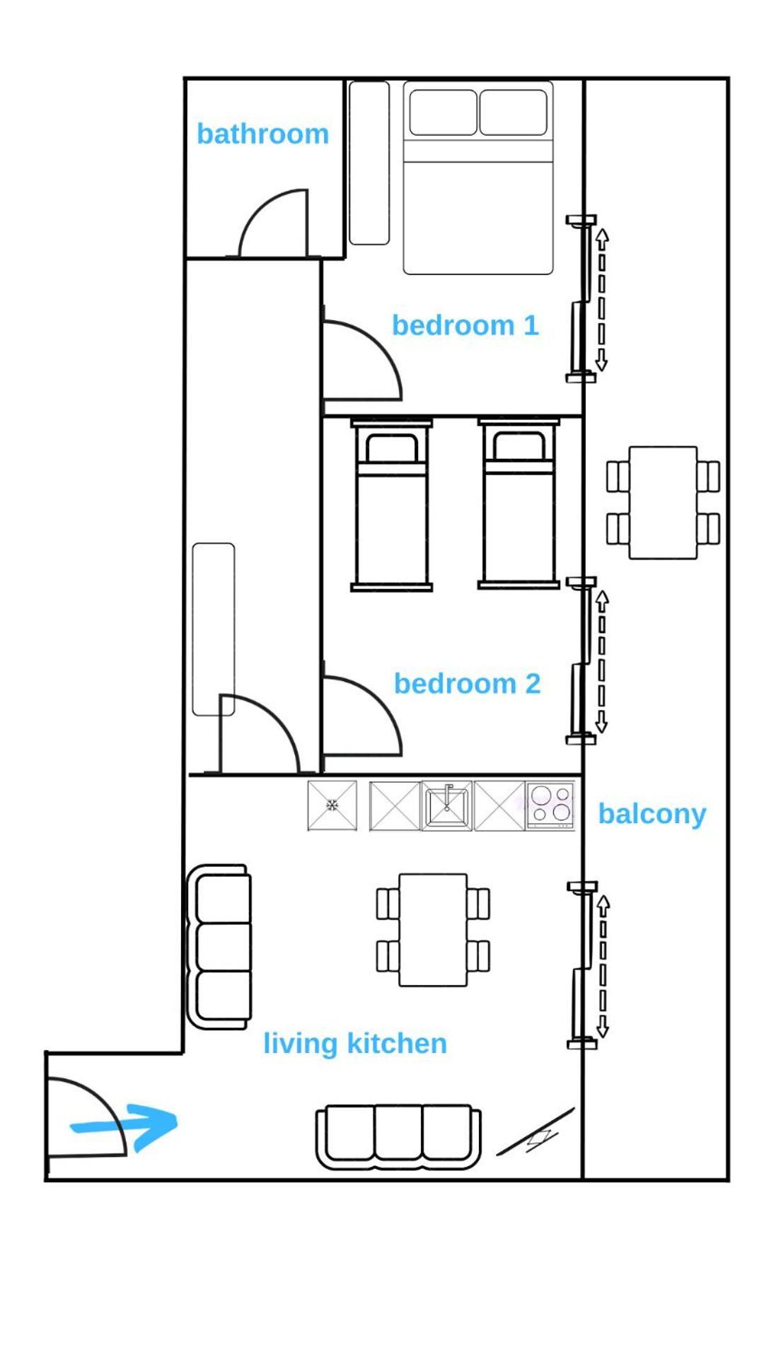 Sarah'S Apartments - 5 Min Walk To Beaches & Boulevard - Big Balcony! Saranda Zewnętrze zdjęcie
